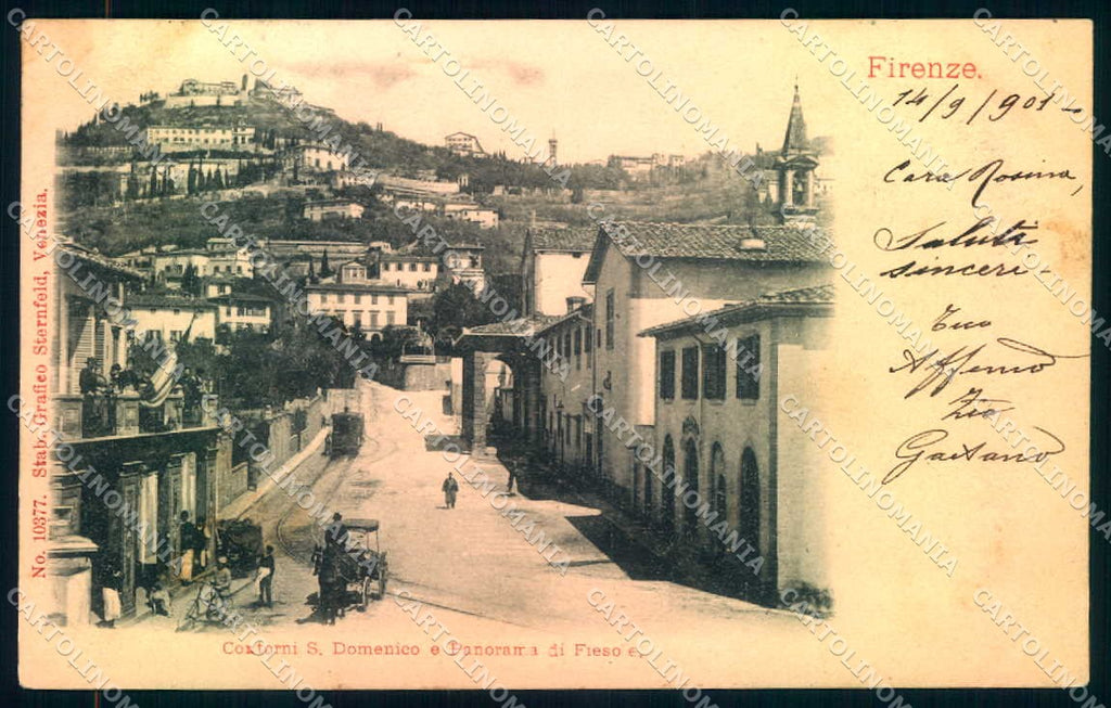 Firenze Fiesole San Domenico cartolina JK0743 – fronte
