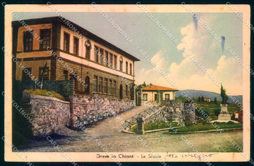 Firenze Greve in Chianti Scuole cartolina JK0756 – fronte