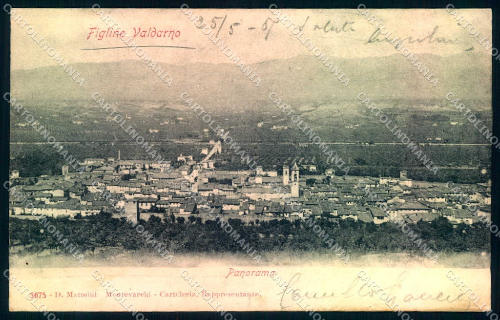 Firenze Figline Valdarno cartolina JK0763 – fronte