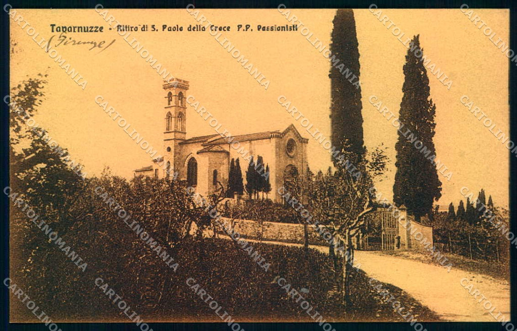 Firenze Tavarnuzze Chiesa Ritiro San Paolo della Croce cartolina JK0773 – fronte