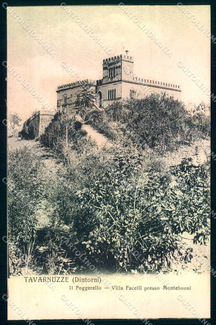Firenze Tavarnuzze Poggerello Castello cartolina JK0778 – fronte