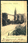Firenze Settignano Chiesa Convento cartolina JK0798 – fronte