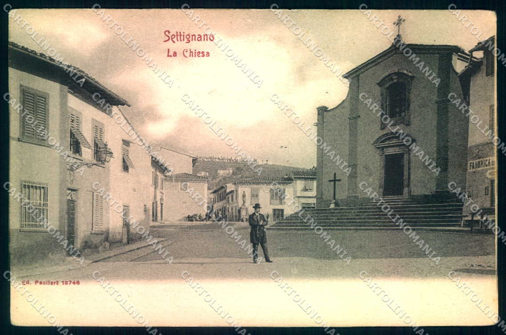 Firenze Settignano Chiesa cartolina JK0802 – fronte