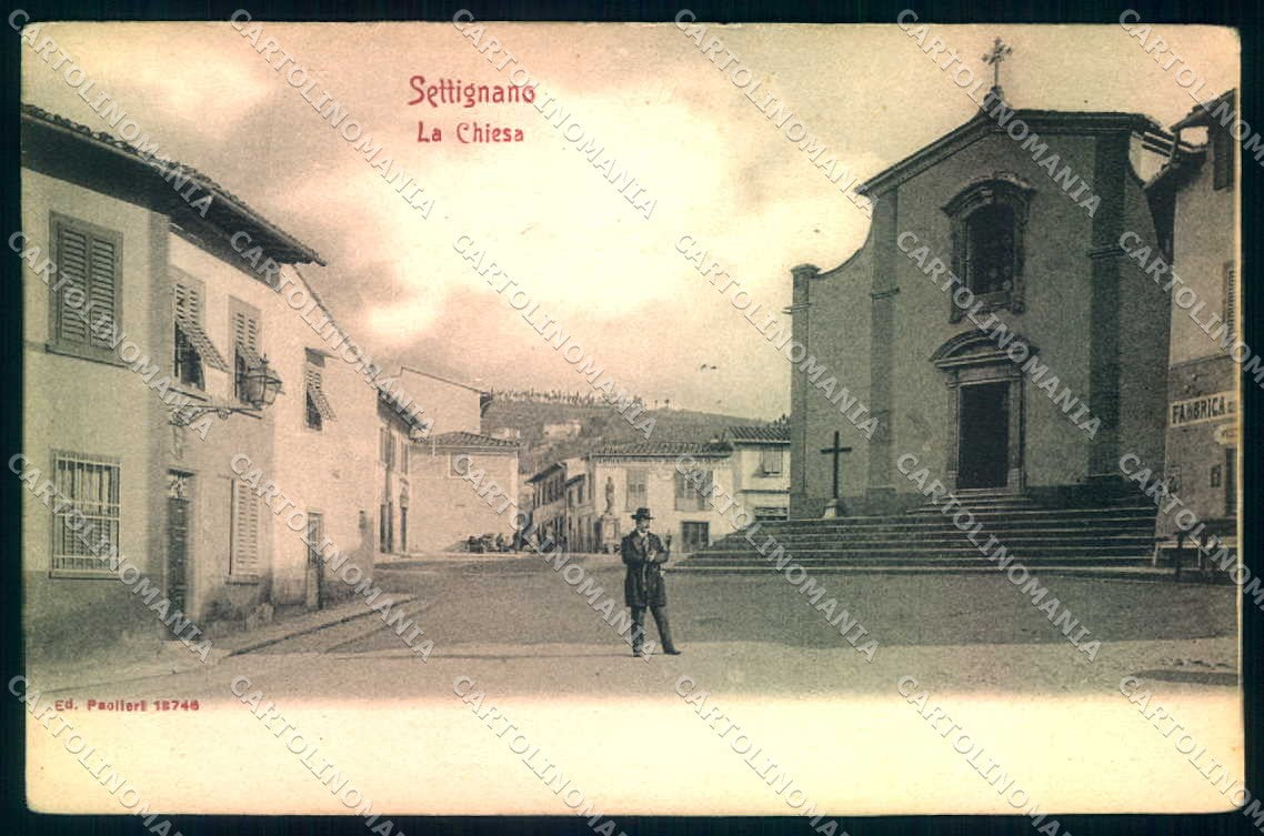 Firenze Settignano Chiesa cartolina JK0802 – fronte
