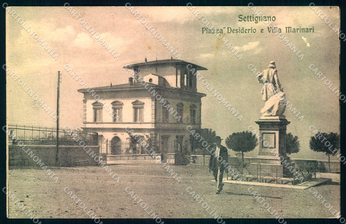 Firenze Settignano Piazza Desiderio Modiano 29406 ABRASA cartolina JK0806 – fronte