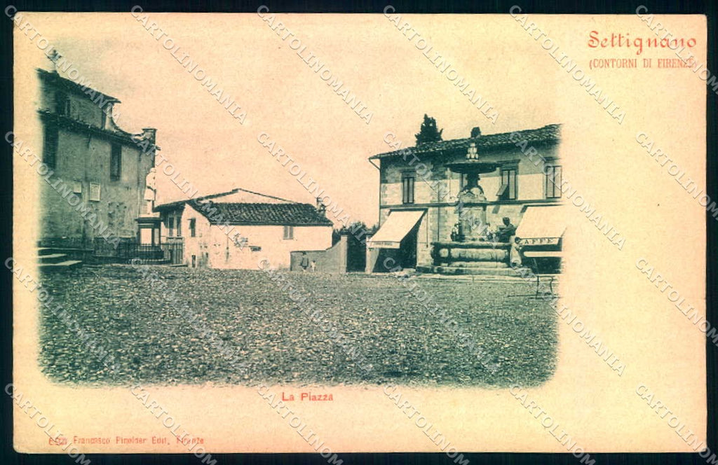 Firenze Settignano Piazza Pineider 693 cartolina JK0809 – fronte