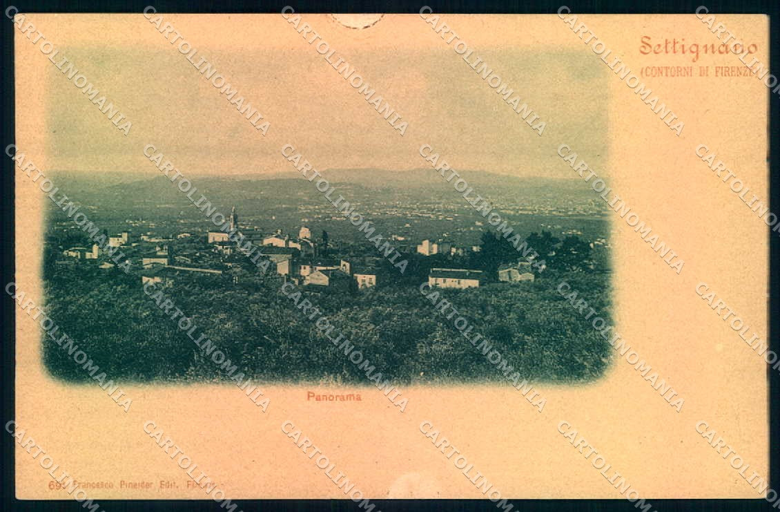 Firenze Settignano Pineider 691 PIEGA cartolina JK0810 – fronte