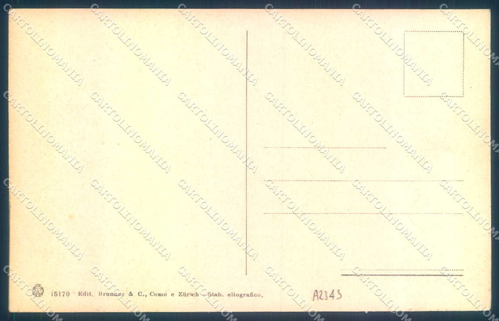 Firenze Settignano Piazza Desiderio Monumento Brunner 15170 cartolina JK0811 – retro