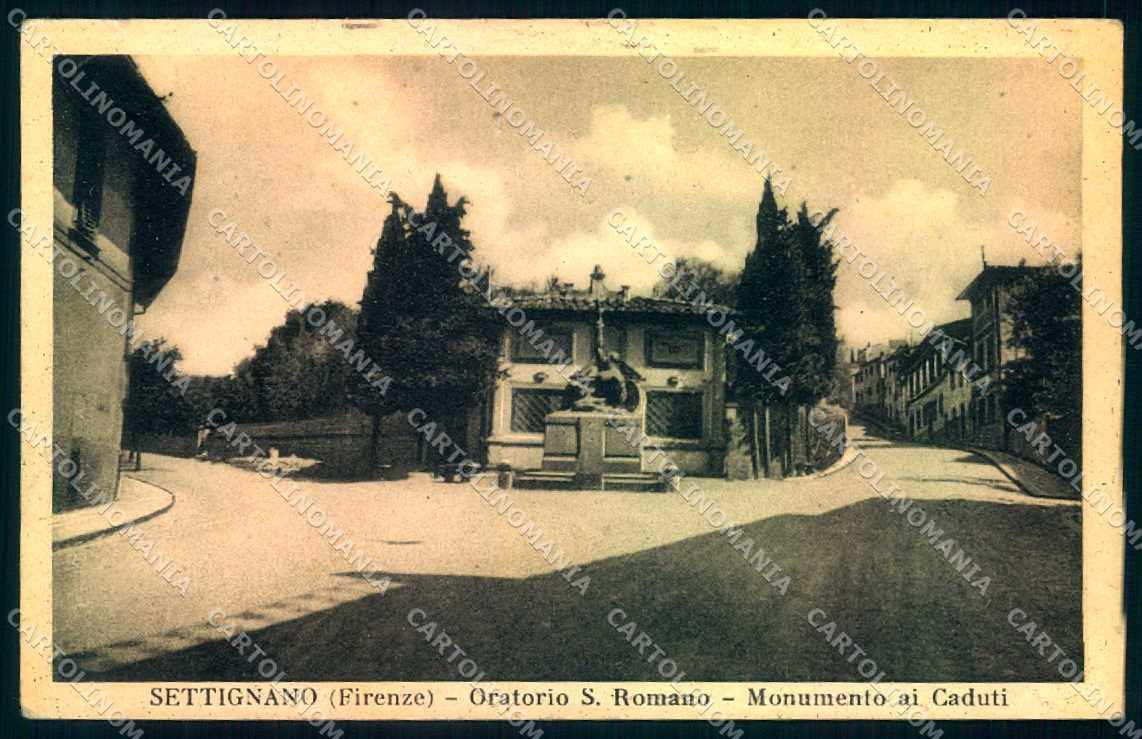 Firenze Settignano Monumento Caduti Oratorio cartolina JK0815 – fronte