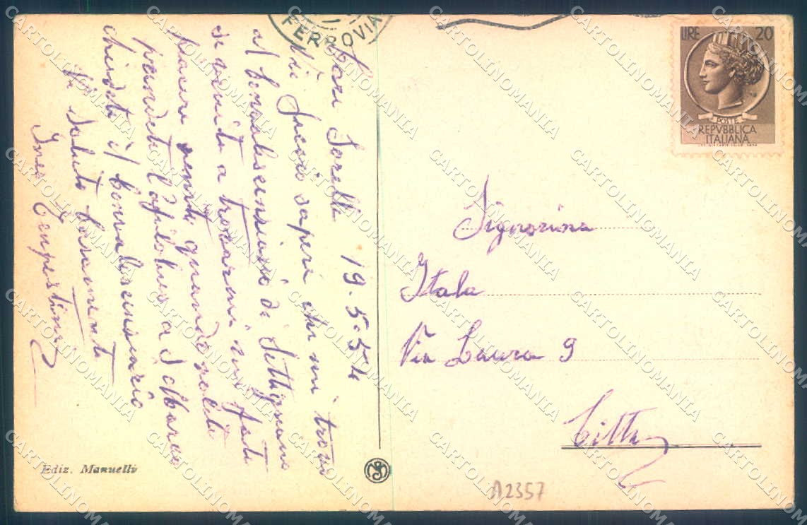 Firenze Settignano Monumento Caduti Oratorio cartolina JK0815 – retro