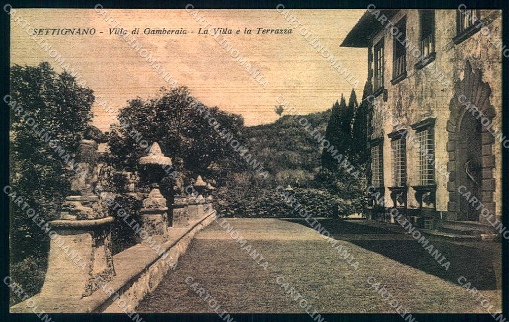 Firenze Settignano Villa di Gamberaia cartolina JK0819 – fronte