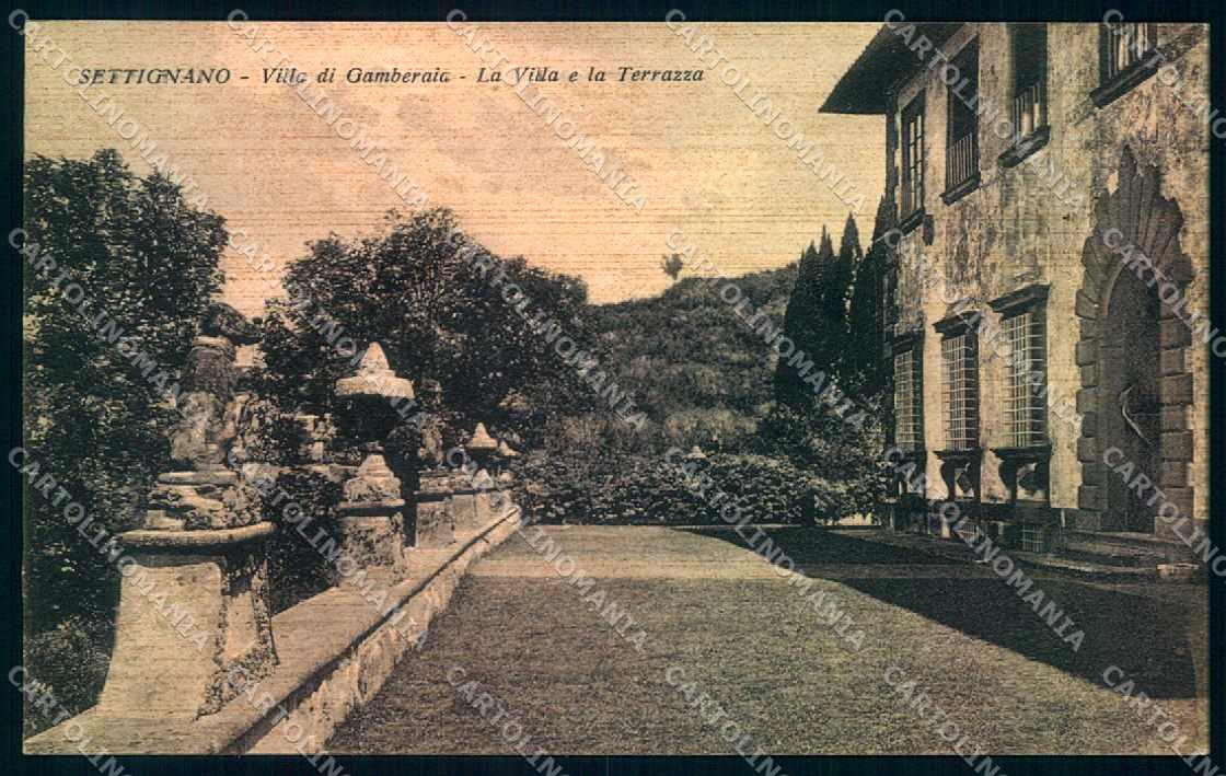 Firenze Settignano Villa di Gamberaia cartolina JK0819 – fronte