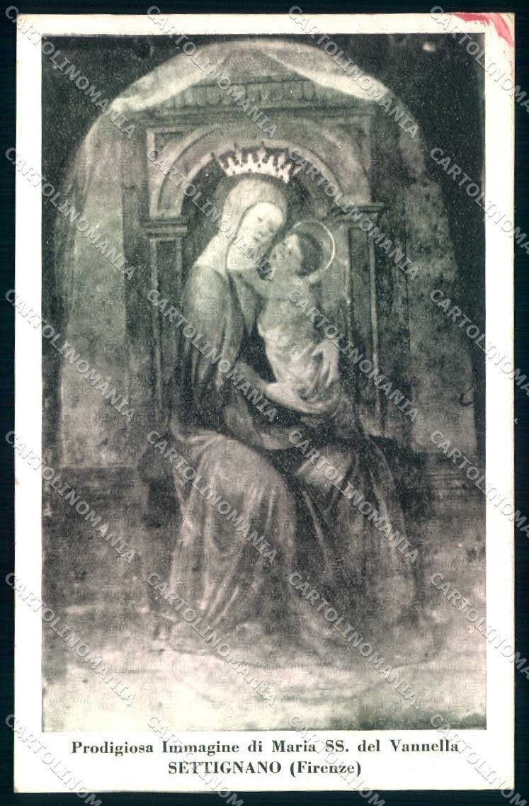 Firenze Settignano Immagine Maria SS. Del Vannella cartolina JK0825 – fronte