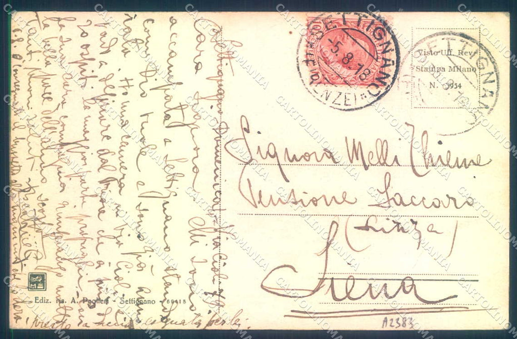 Firenze Settignano Modiano 69415 cartolina JK0830 – retro