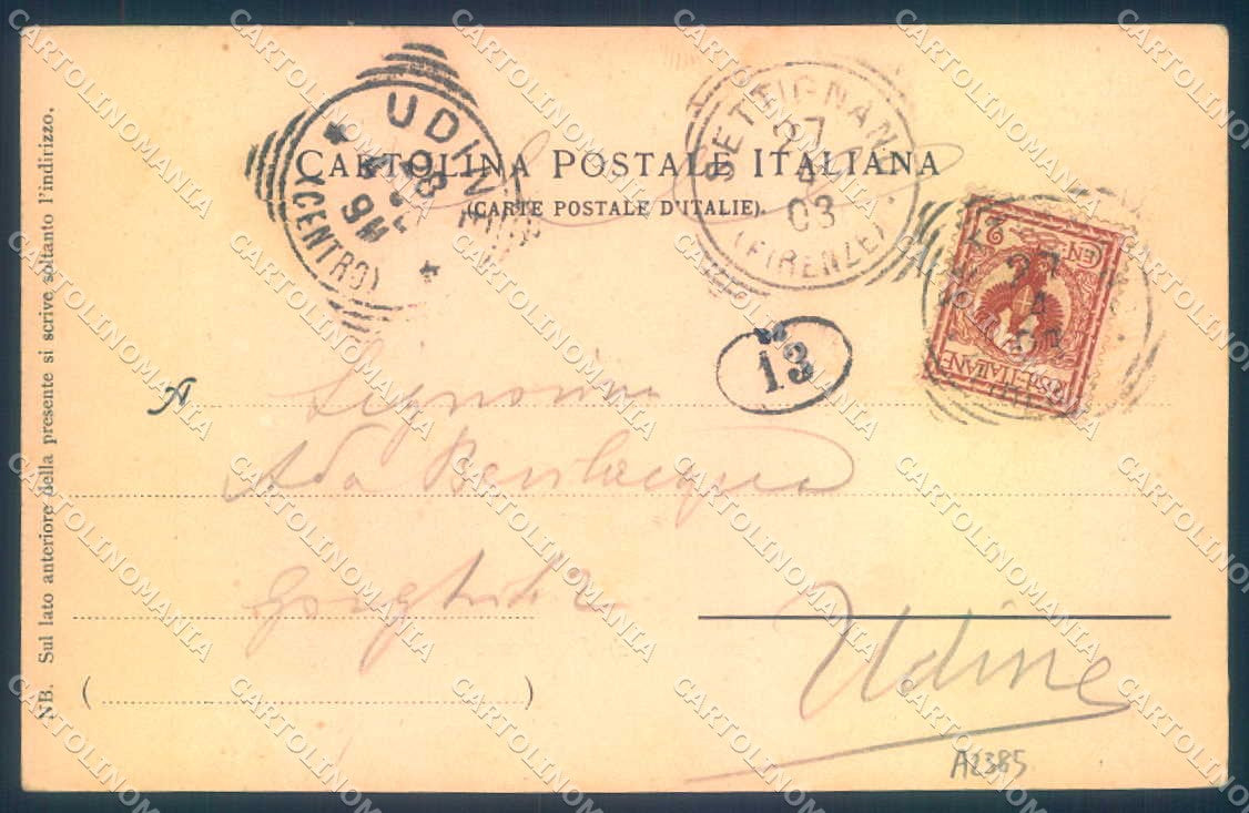 Firenze Settignano cartolina JK0832 – retro