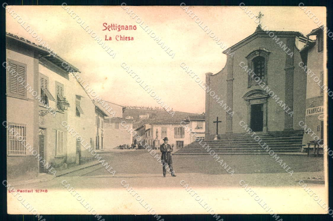 Firenze Settignano Chiesa cartolina JK0835 – fronte