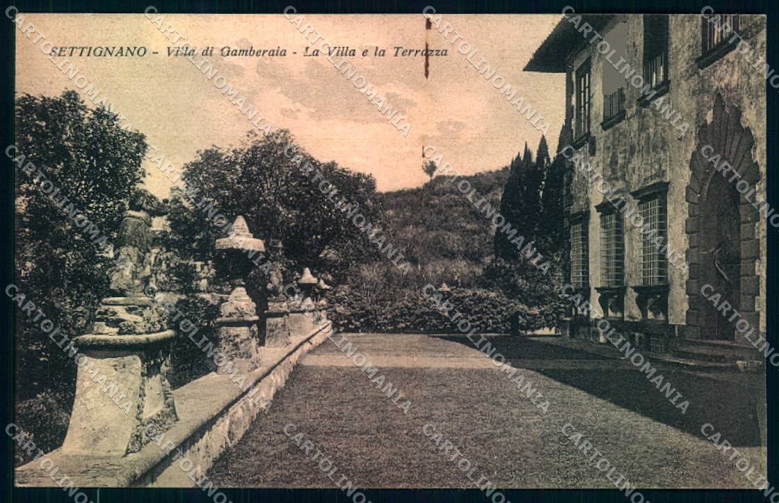 Firenze Settignano Villa Gamberaia cartolina JK0844 – fronte