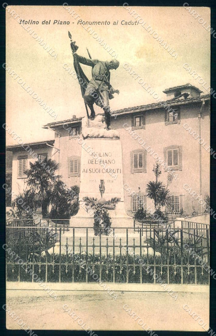 Firenze Molino del Piano Monumento ai Caduti PIEGA cartolina JK0850 – fronte