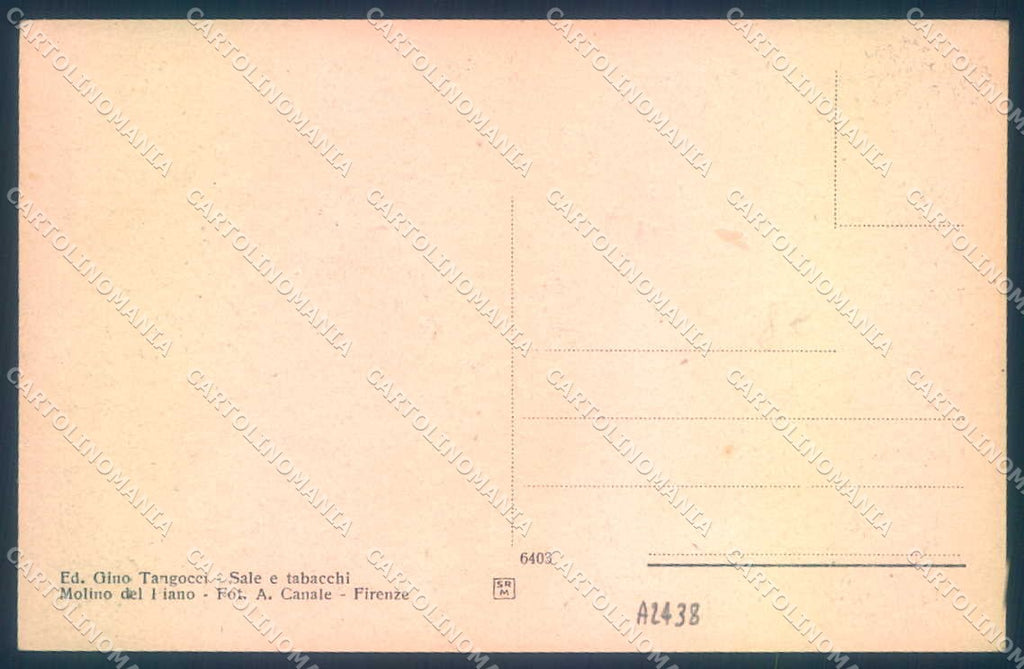 Firenze Molino del Piano Castello del Trebbio cartolina JK0854 – retro