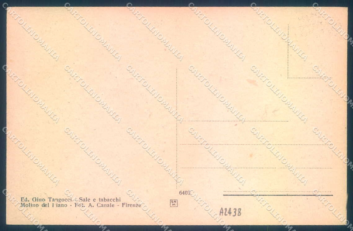 Firenze Molino del Piano Castello del Trebbio cartolina JK0854 – retro
