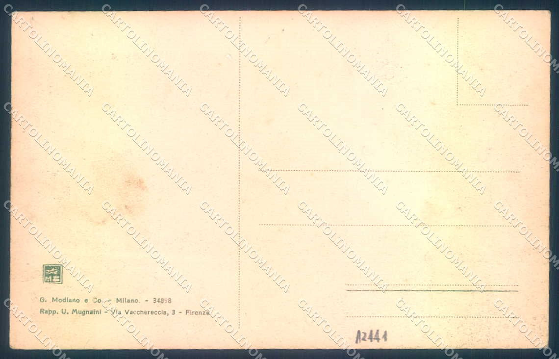 Firenze Molino del Piano Modiano 34898 cartolina JK0855 – retro