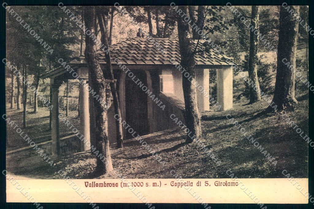 Firenze Vallombrosa Cappella San Girolamo cartolina JK0857 – fronte