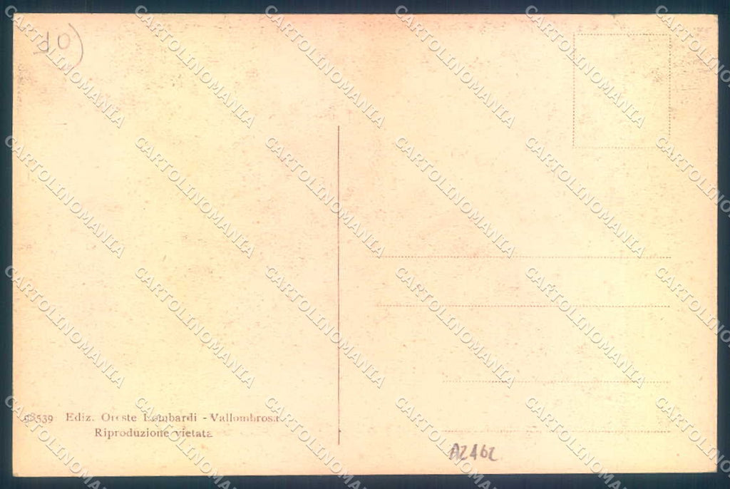 Firenze Vallombrosa Cappella San Girolamo cartolina JK0857 – retro