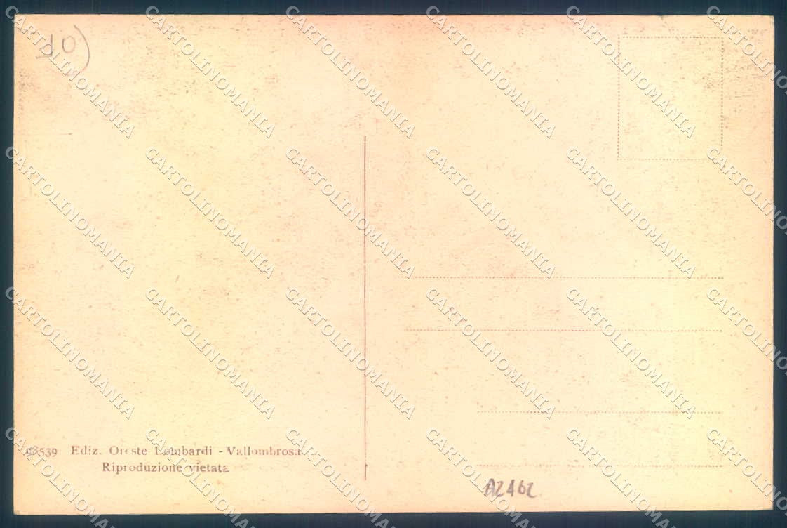 Firenze Vallombrosa Cappella San Girolamo cartolina JK0857 – retro