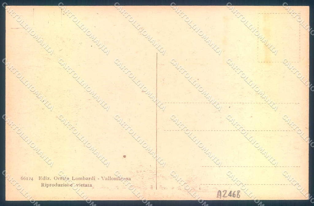 Firenze Vallombrosa Saltino Castello di Acquabella cartolina JK0861 – retro