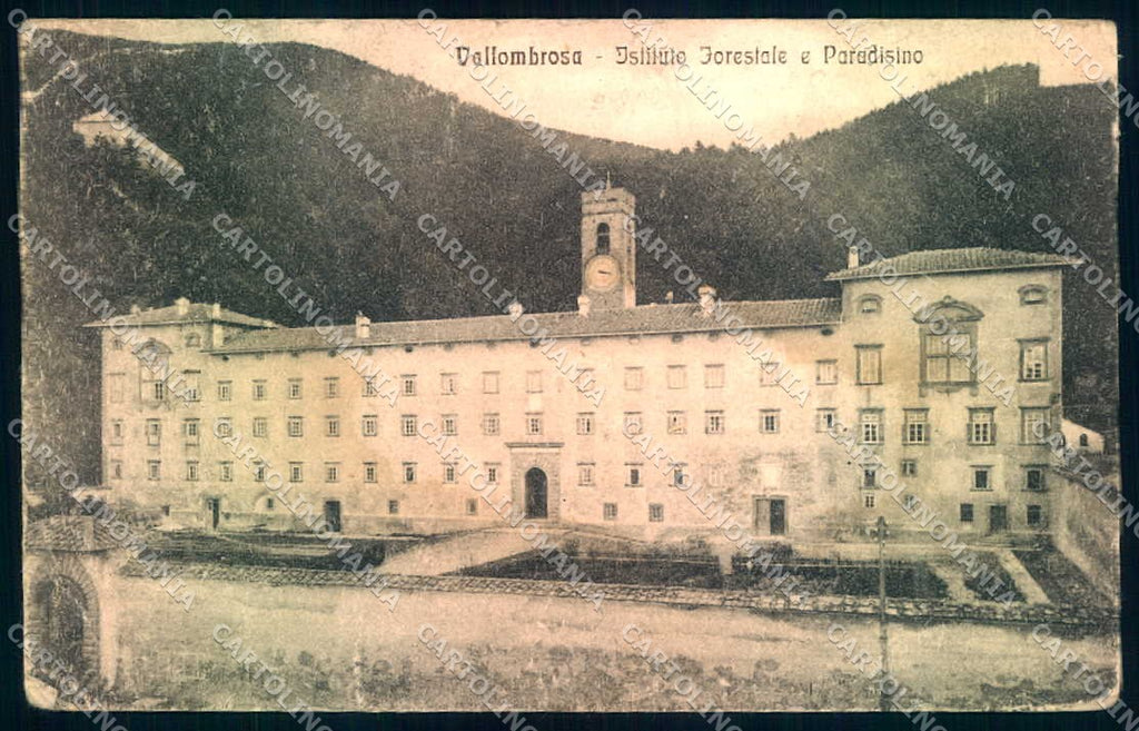 Firenze Vallombrosa Istituto Alterocca 41250 TRACCE UMIDO cartolina JK0864 – fronte