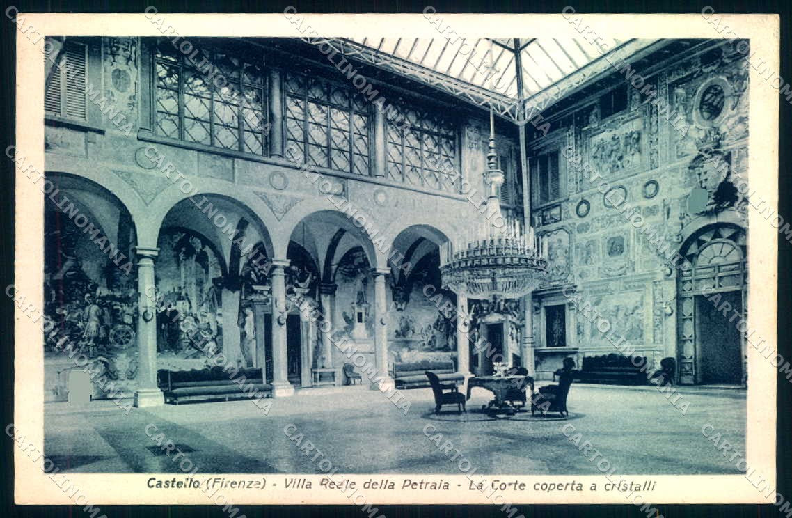 Firenze Castello Villa Reale della Petraia cartolina JK0876 – fronte