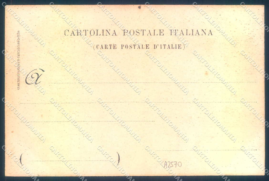 Firenze San Casciano Villa delle Corti cartolina JK0887 – retro