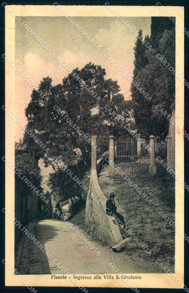 Firenze Fiesole Ingresso Villa San Girolamo Alterocca 88980 cartolina JK0893 – fronte