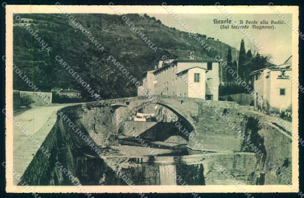 Firenze Fiesole Ponte alla Badia cartolina JK0895 – fronte