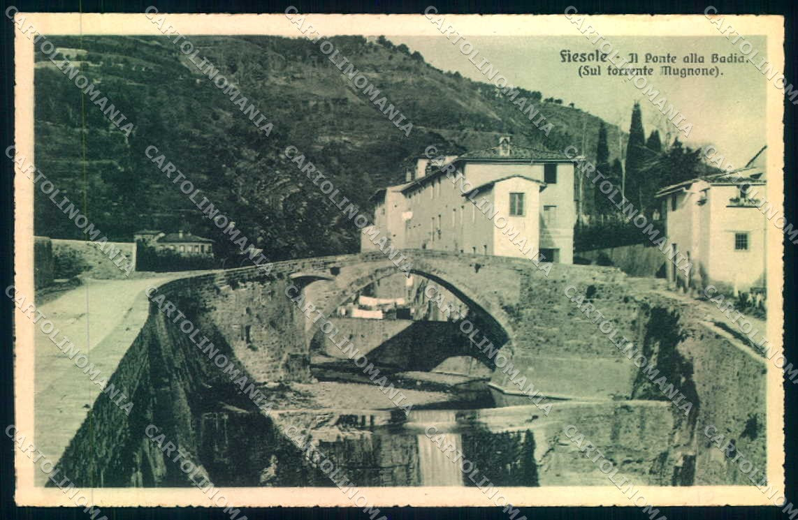 Firenze Fiesole Ponte alla Badia cartolina JK0895 – fronte