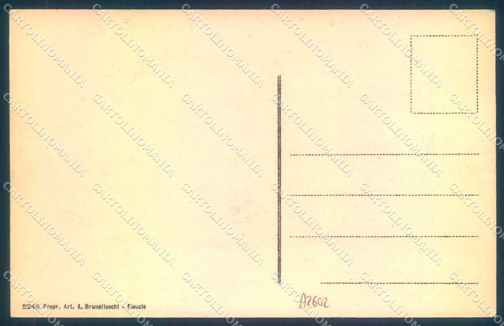 Firenze Fiesole cartolina JK0904 – retro