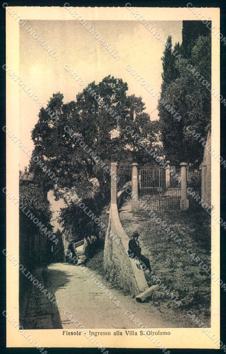 Firenze Fiesole Ingresso Villa San Girolamo Alterocca 88980 cartolina JK0906 – fronte