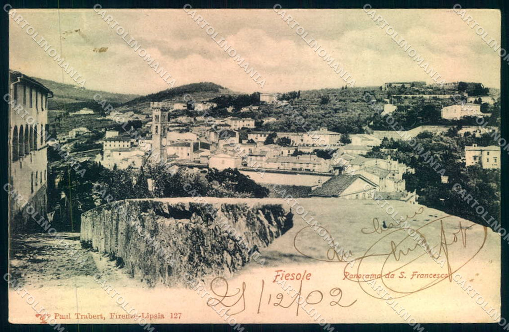 Firenze Fiesole Trabert 127 cartolina JK0921 – fronte