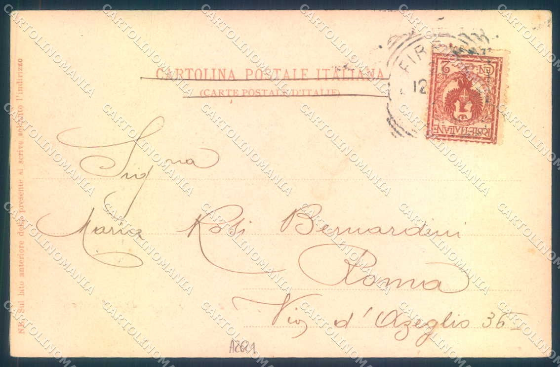 Firenze Fiesole Trabert 127 cartolina JK0921 – retro