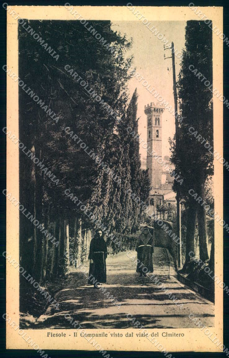 Firenze Fiesole Campanile Frati Alterocca 76272 cartolina JK0925 – fronte
