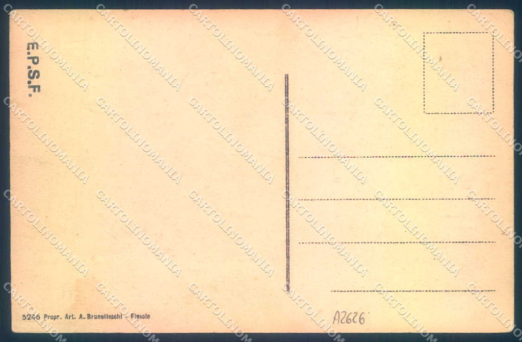 Firenze Fiesole cartolina JK0926 – retro
