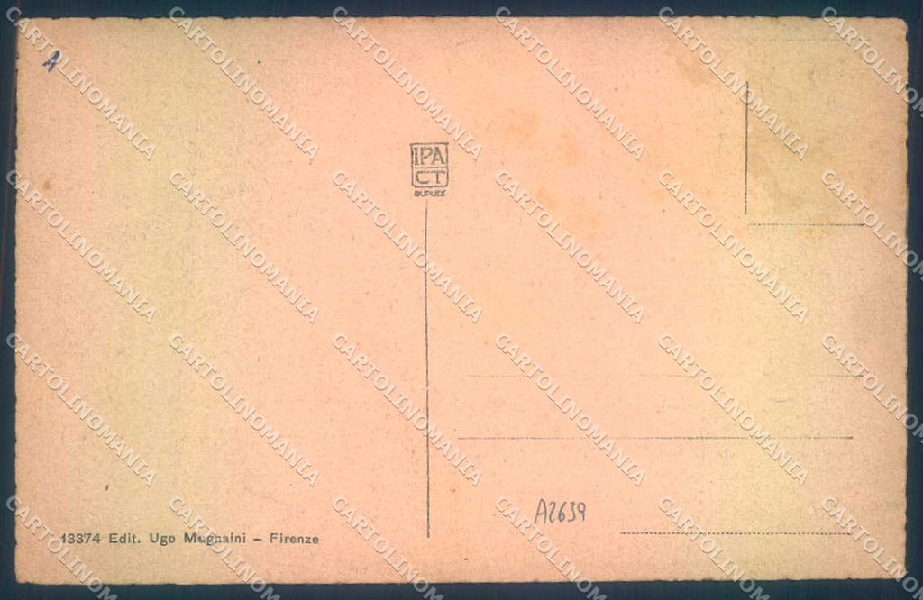Firenze Fiesole cartolina JK0936 – retro