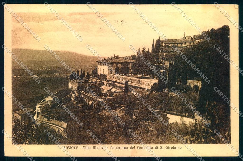 Firenze Fiesole Convento San Girolamo cartolina JK0938 – fronte