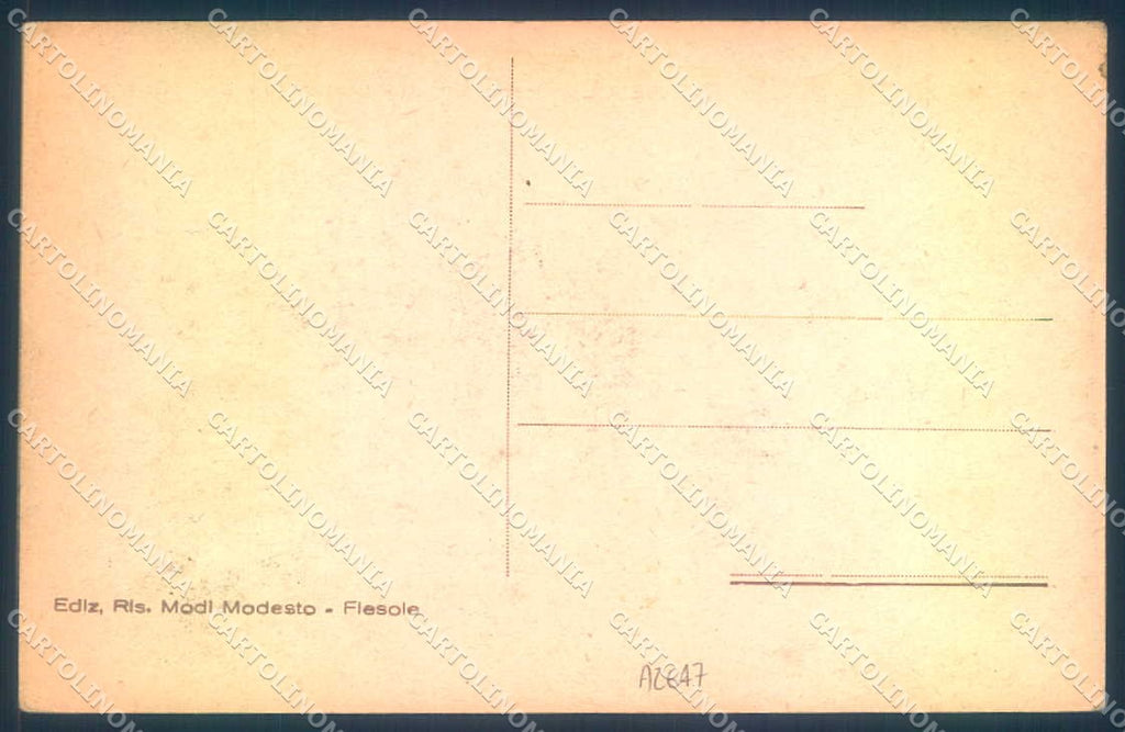 Firenze Fiesole cartolina JK0940 – retro