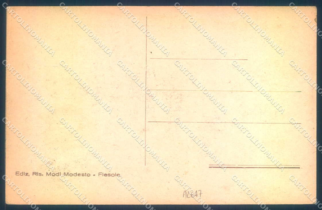 Firenze Fiesole cartolina JK0940 – retro