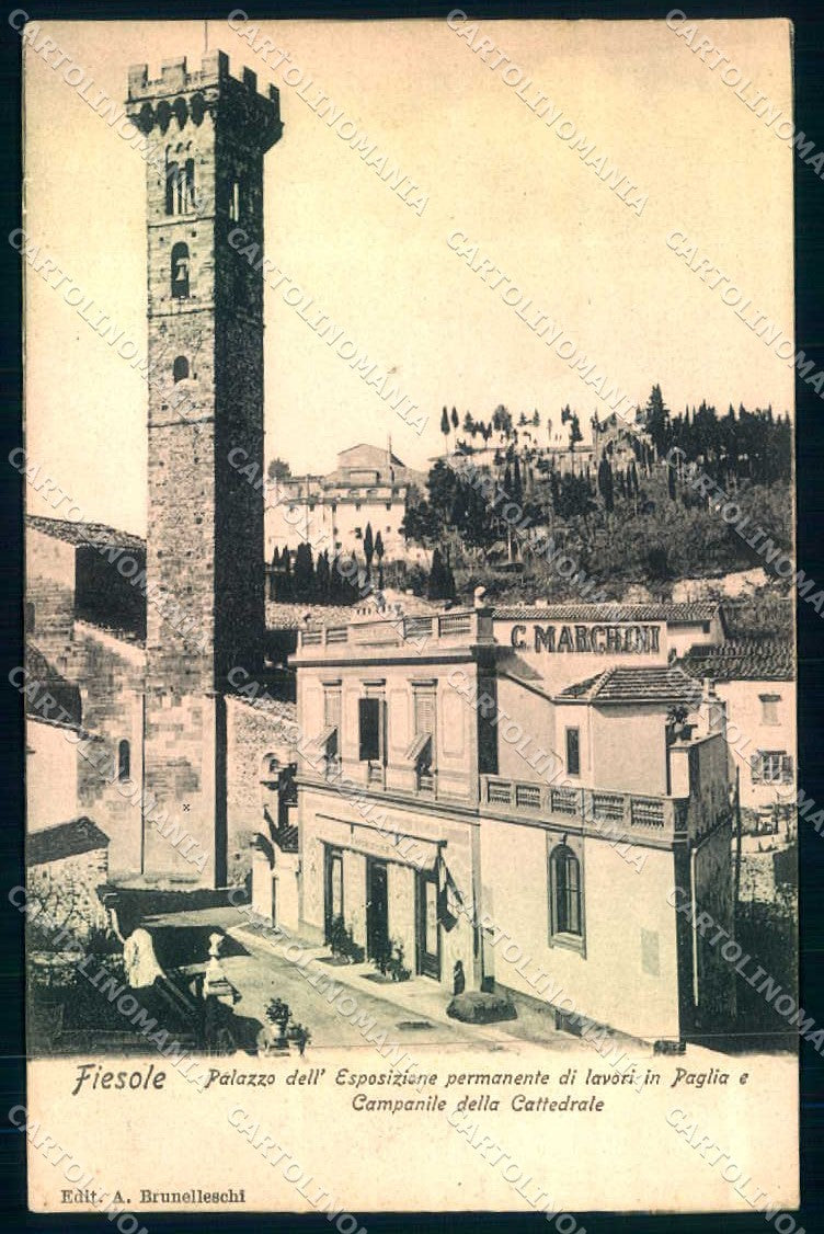 Firenze Fiesole Campanile Cattedrale cartolina JK0941 – fronte