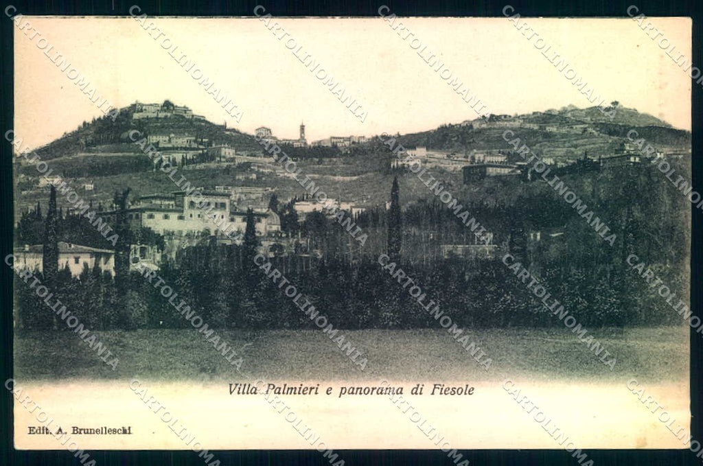 Firenze Fiesole Villa Palmieri cartolina JK0951 – fronte