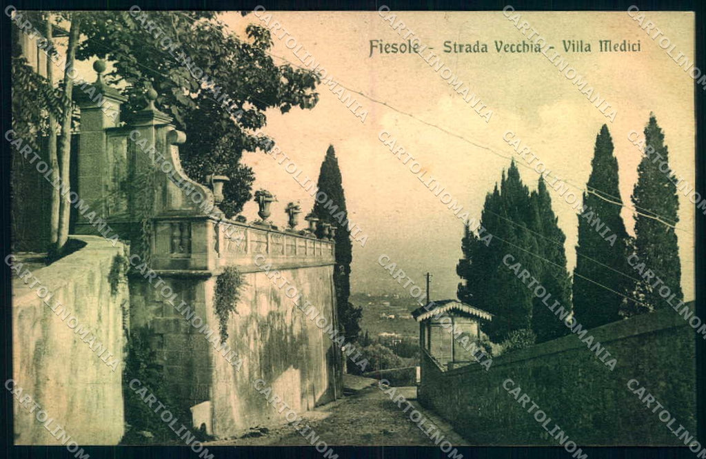 Firenze Fiesole Villa Medici Modiano 66443 cartolina JK0960 – fronte