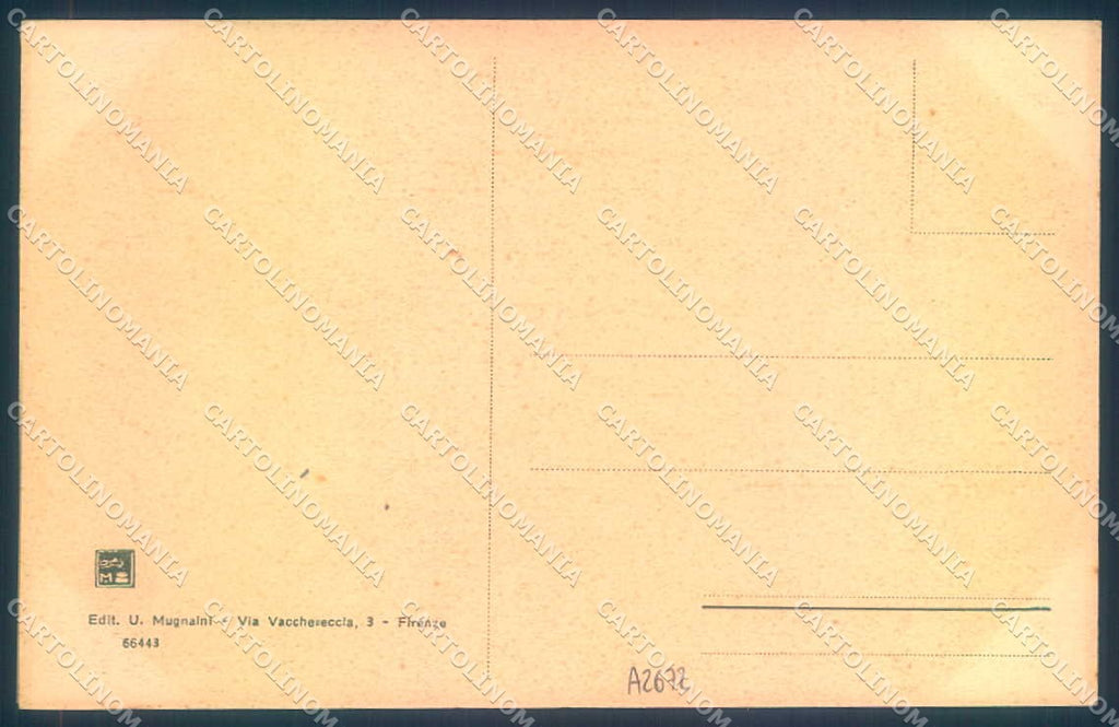 Firenze Fiesole Villa Medici Modiano 66443 cartolina JK0960 – retro