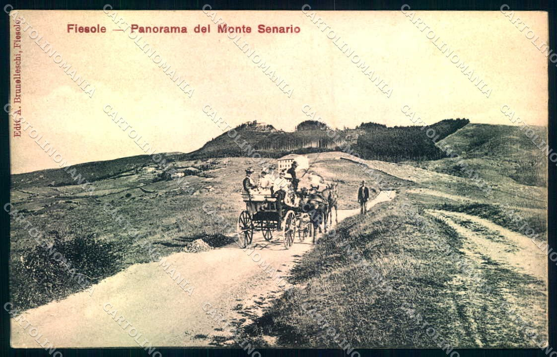 Firenze Fiesole Monte Senario cartolina JK0961 – fronte